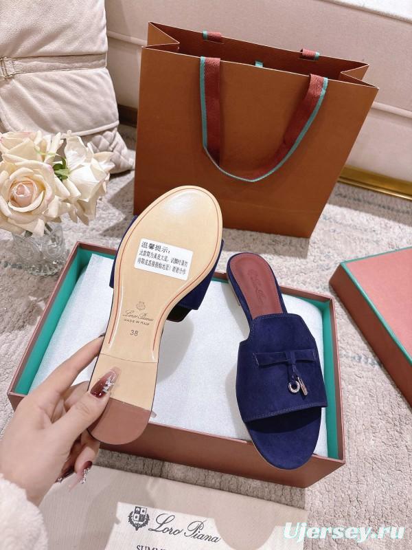 2025 Slippers LP Blue Suede Slide LY00000