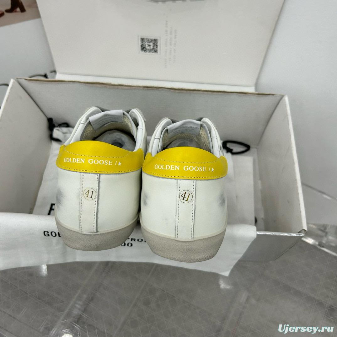 2025 Women GGDB White Grey Silver Glitter Yellow Leather Suede Sneakers