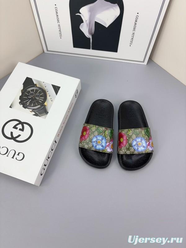 2025 Slippers Gucci Multicolor Canvas Slippers