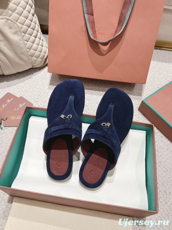 2025 Slippers LP Navy Velvet Slippers LY00300
