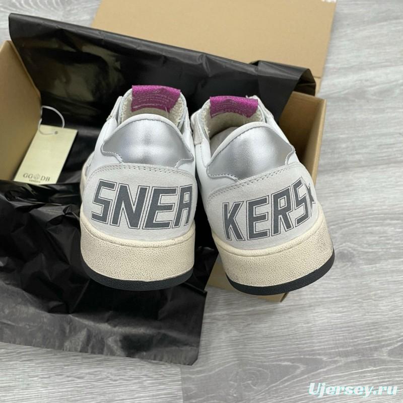 2024 Unisex GGDB White Grey Suede Leather Sneakers MJ00260