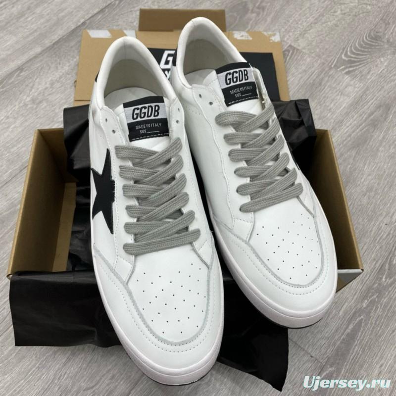 2024 Unisex GGDB White Black Leather Sneakers MJ00260