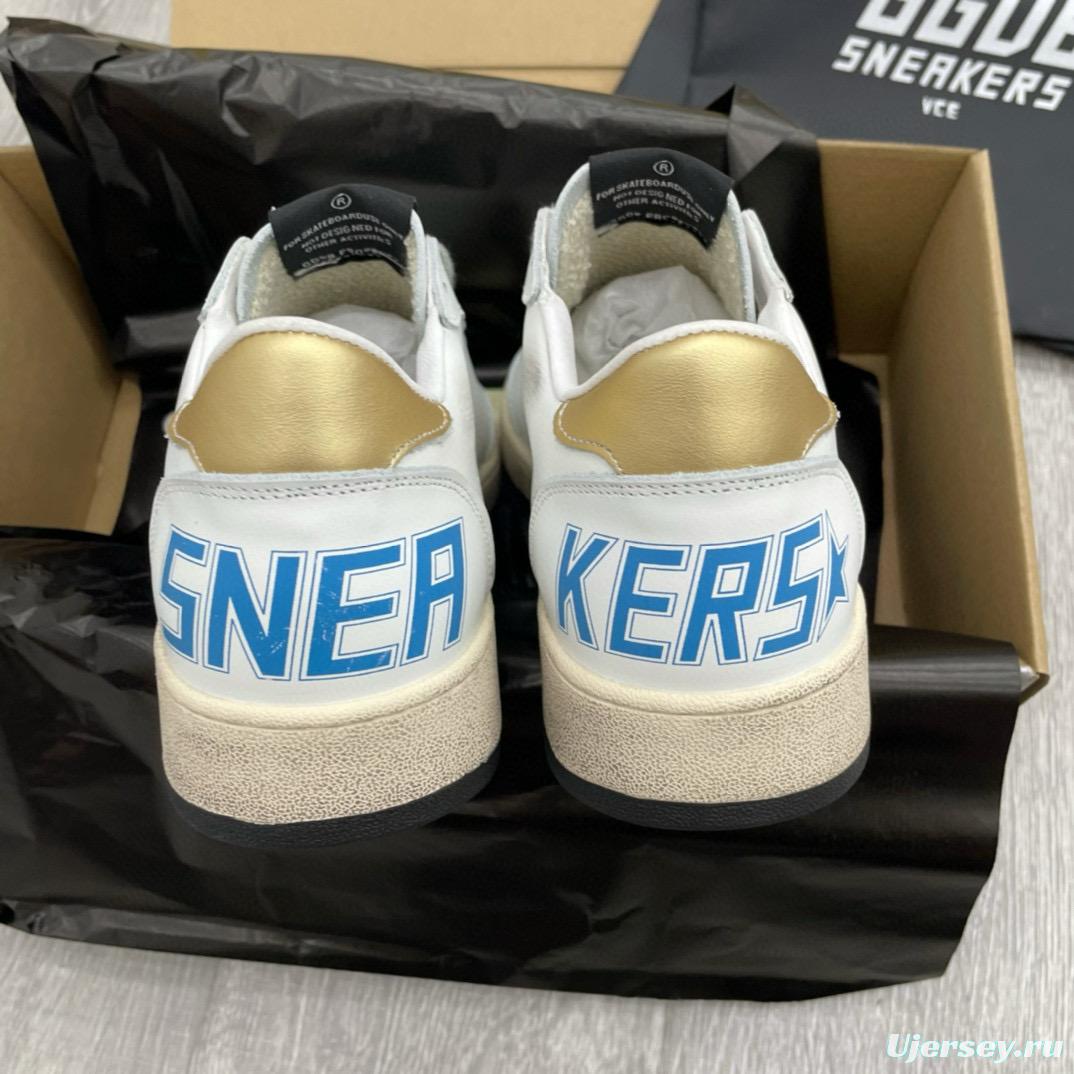 2024 Unisex GGDB White Black Leather Sneakers MJ00260