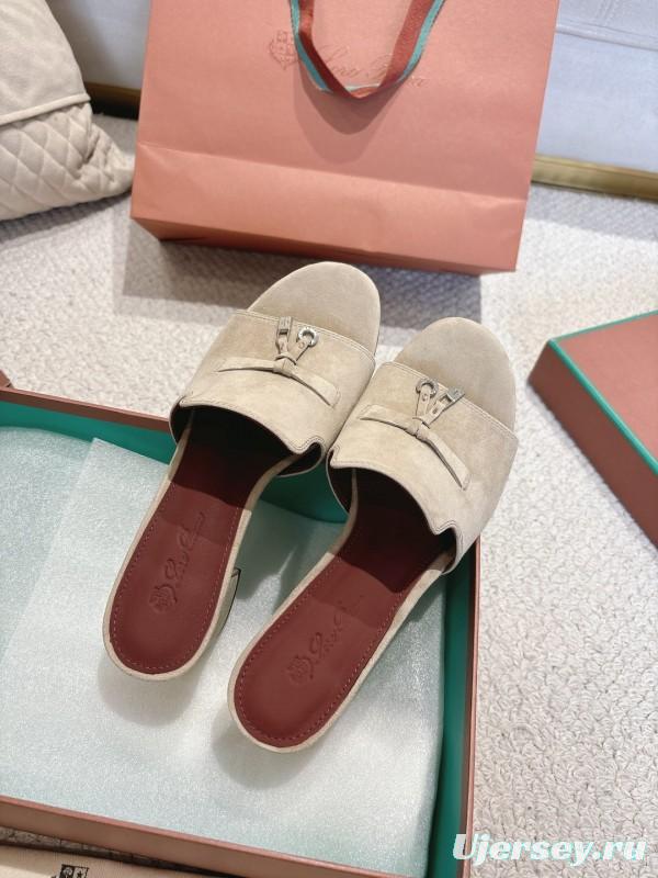 2025 Women LP Beige Suede Heels LY00390