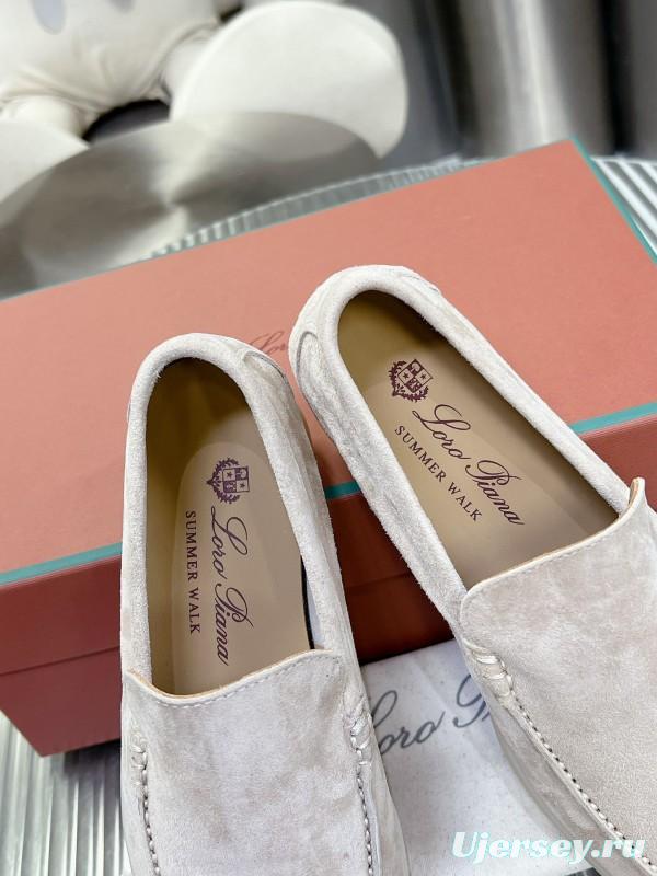 2025 Men LP Beige Suede Loafer LY00260