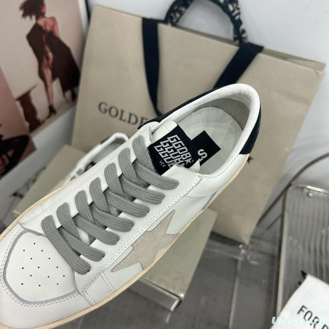 2024 Unisex GGDB White Grey Leather Sneakers MJ00260