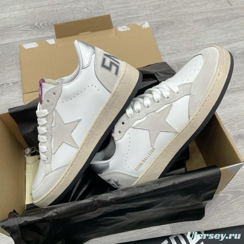 2024 Unisex GGDB White Grey Suede Leather Sneakers MJ00260