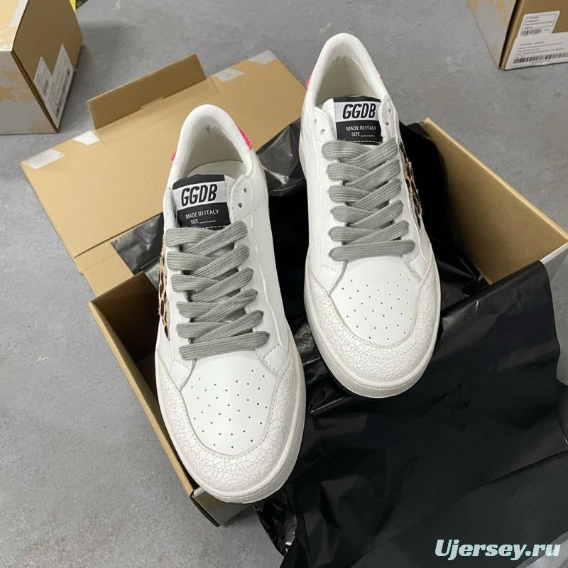 2024 Unisex GGDB White Leopard Leather Sneakers MJ00260