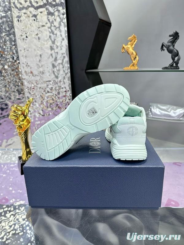 2024 Unisex Dior Stone Island Mint White Mesh B30 Sneakers MJ00330