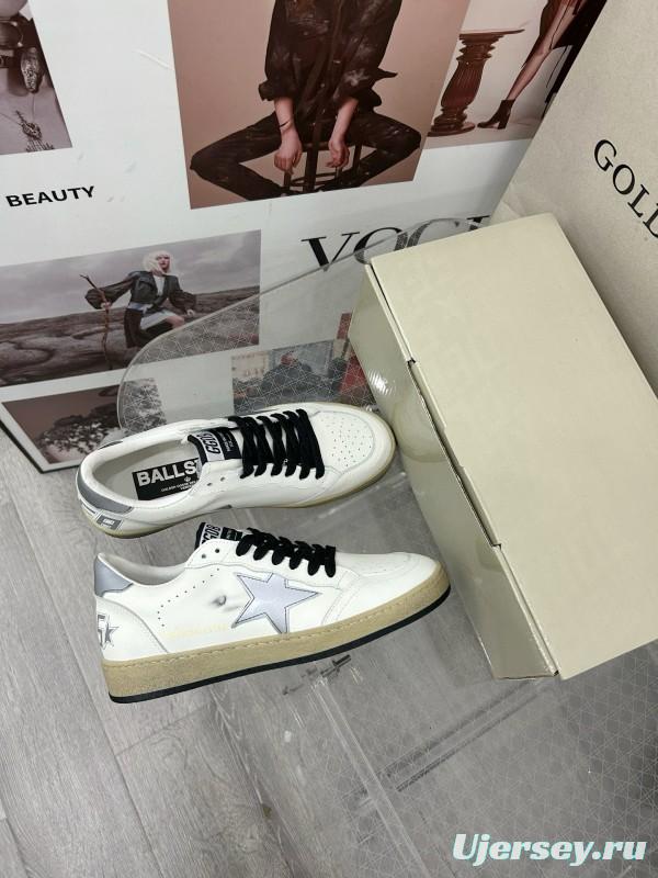 2024 Unisex GGDB White Grey Leather Sneakers MJ00260