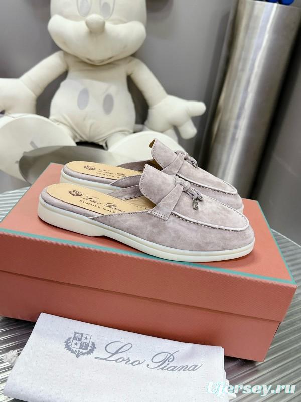 2024 Slippers LP gray suede slip-on MJ00270