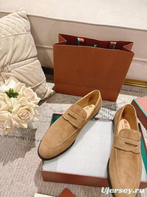 2025 Women LP Tan Suede Loafer LY00320