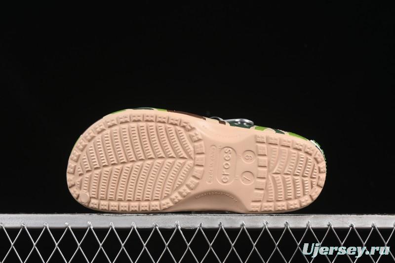 Bape x Crocs Classic Clog Camouflage Print Comfortable Versatile Clog - B.D4