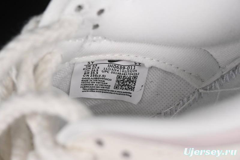 Nike SB Dunk Low White Light Purple Embossed Low-Top Casual Skate Shoes IH0639-011