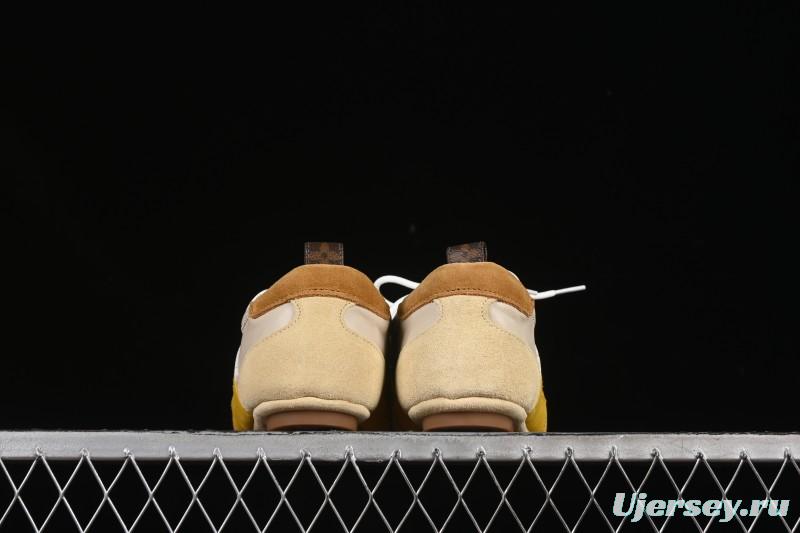 Louis Vuitton Sneakerina Round Toe Lace-Up Ballet Style Flat Training Shoes