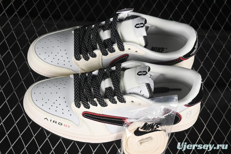 Nike Travis Scott x Fragment Design x Air Jordan 1 Low OG SP AJ1 Low-top Casual Skate Shoes - FC1688-238