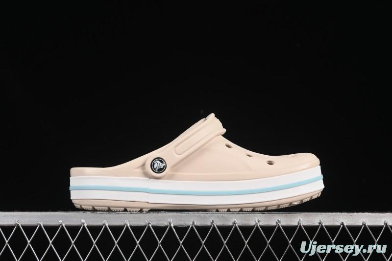 Crocs Classic Platform Clog Sandals Summer Two-Way Beach Sandals - B.D4