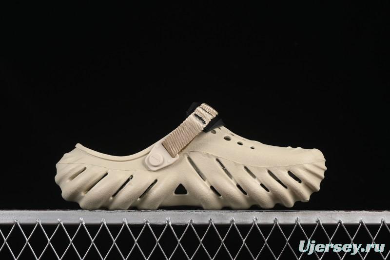 Crocs Bobs Flat Heel Closed Toe Slip-On Beach Clog Sandals