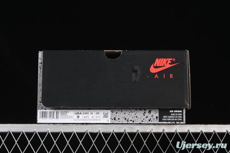 Nike Air Jordan 5 Retro Fire Red Black Tongue Basketball Shoes - HQ7978-101