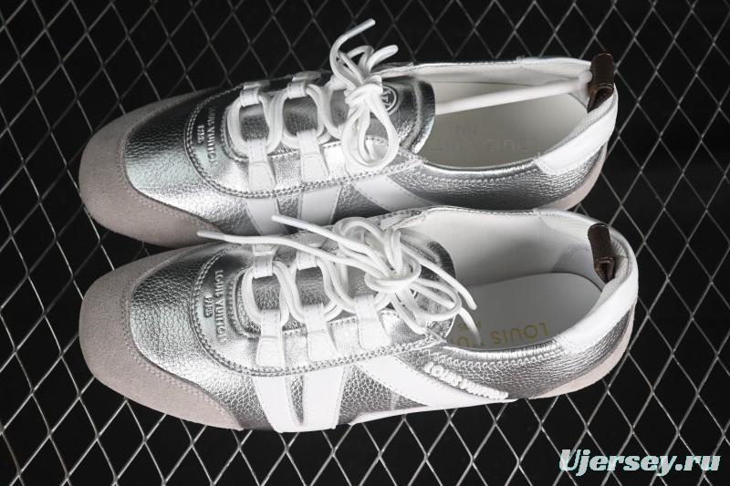 Louis Vuitton Sneakerina Round Toe Lace-Up Ballet Style Flat Training Shoes - N.F6