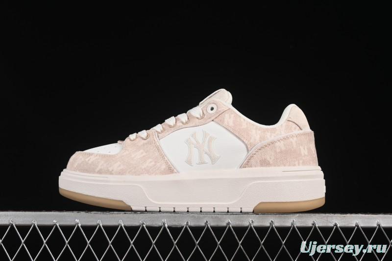 New York Yankees Chunky Liner Embo Monogram Elevated Platform Casual Running Shoes - 3ASXV015N50BGS