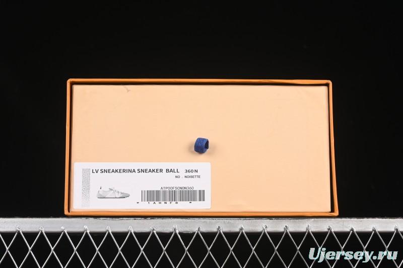 Louis Vuitton Sneakerina Round Toe Lace-Up Ballet Style Flat Training Shoes - N.F6