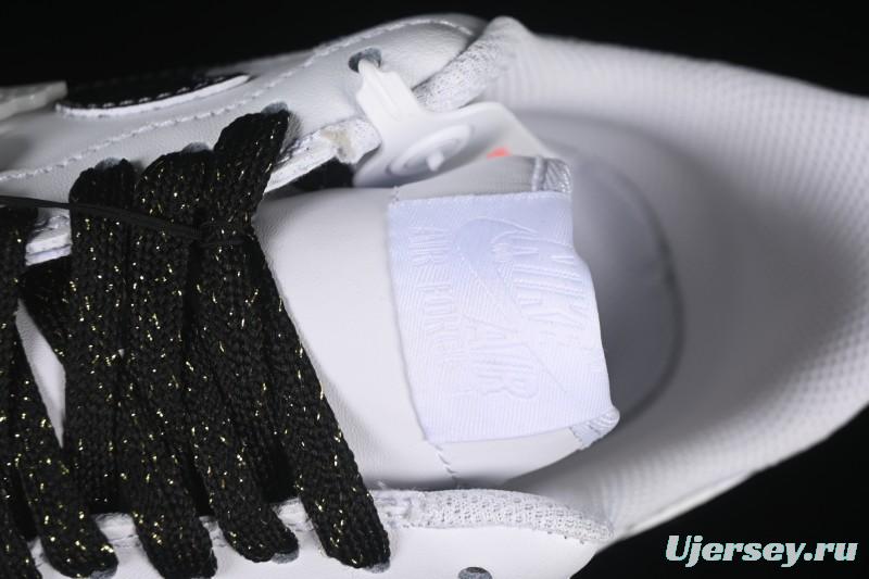 Nike Air Force 1'07 Low East Fence Drunk Chinese Style Gradient Yellow Low-Top Casual Sneakers - ZH0316-082