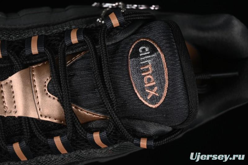 Nike Air Max 95 Retro Cushioned Running Shoes - HQ6457-001