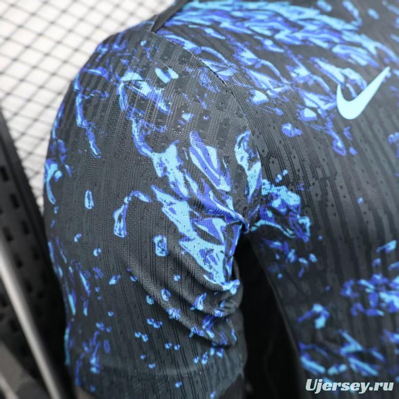 Player Version 25/26 Inter Milan Blue with Camouflage Pattern Jersey