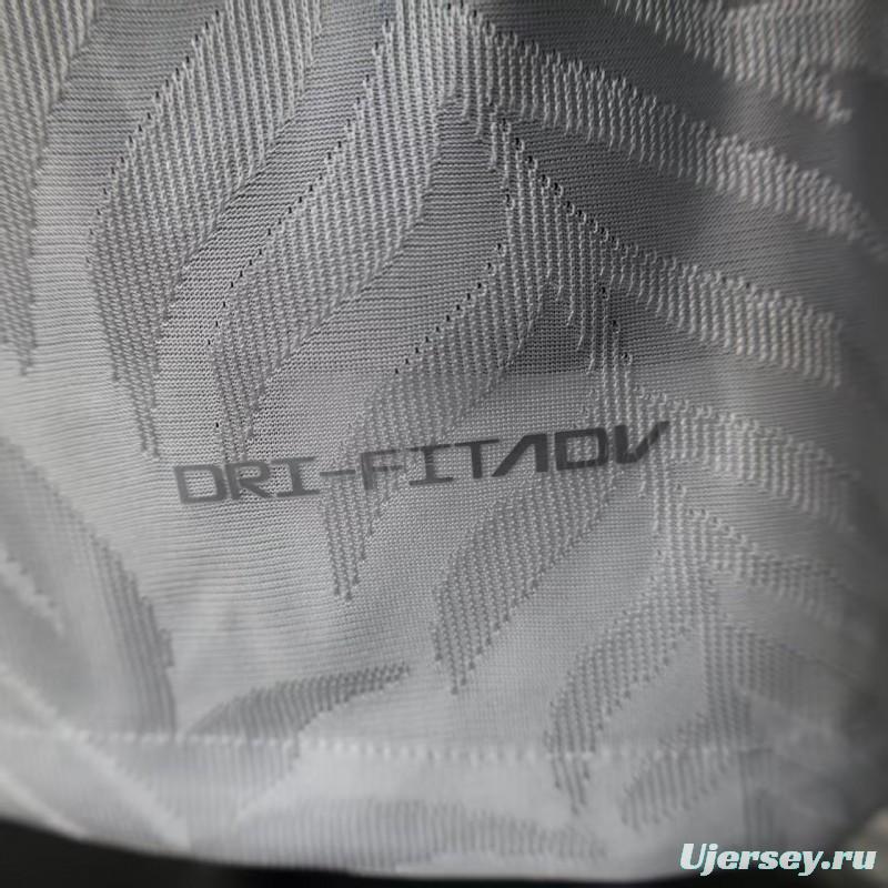 Player Version 2025 Brazil White with Rooster Print Jersey