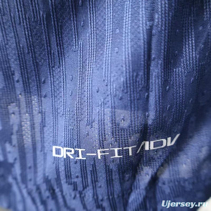 Player Version 25/26 Paris Saint-Germain PSG Blue with Vertical Stripes Jersey