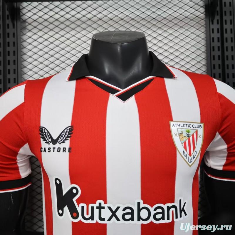 Player Version 25/26 Athletic Bilbao Home Jersey