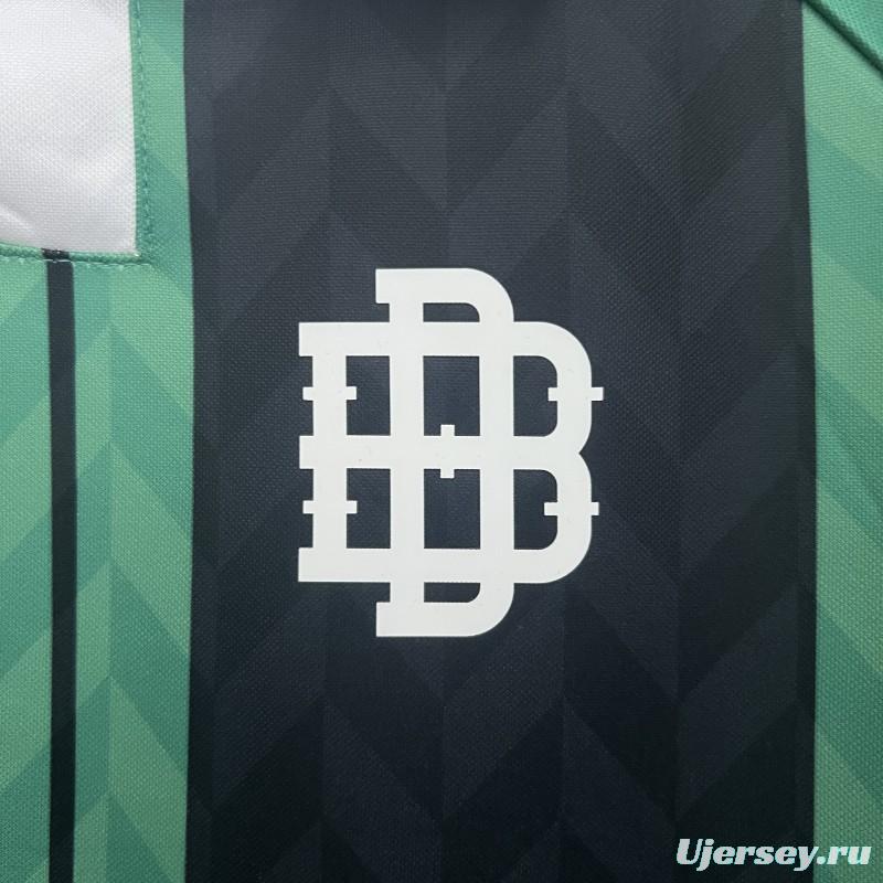 25/26 Real Betis Green with Black Vertical Stripes Jersey