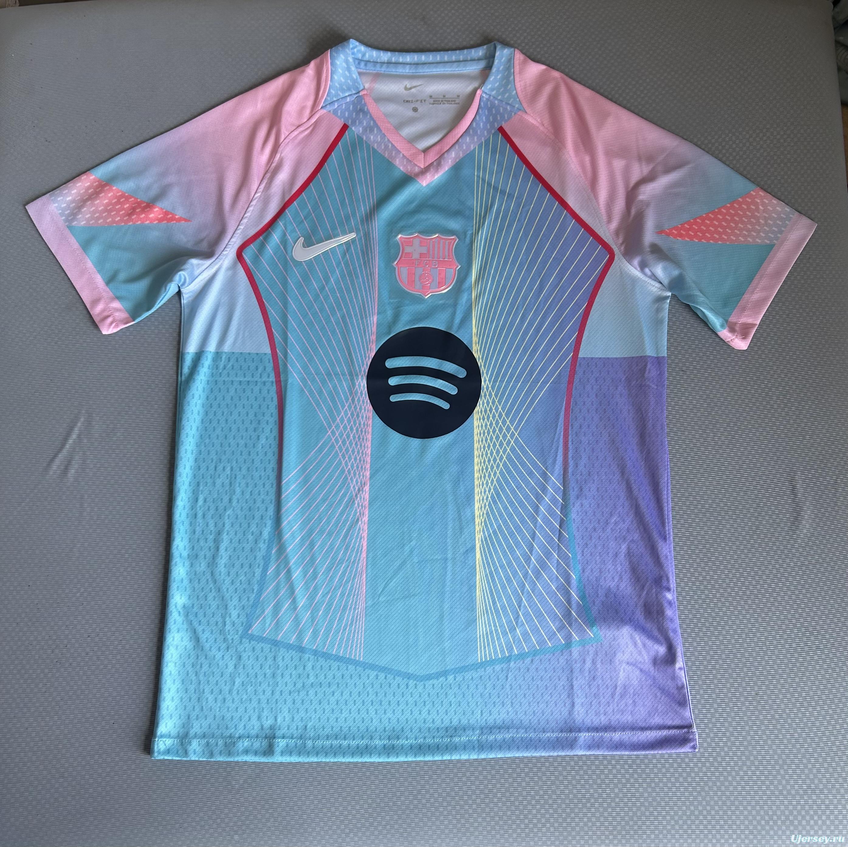 25/26 Barcelona Blue Gradient with Spotify Jersey