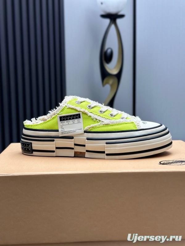 2025 Unisex XVESSEL Yellow White Canvas Plimsolls Vulcanized AS00240