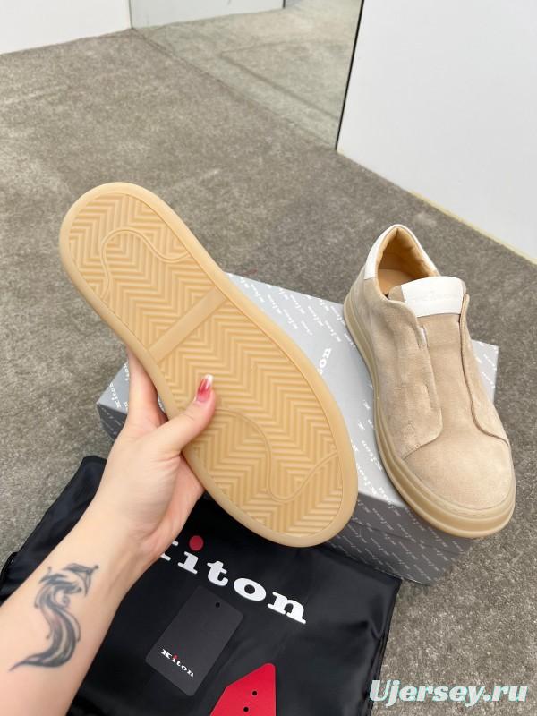 Kiton Men's Four Seasons Classic Casual Slip-On Loafer - AS00320