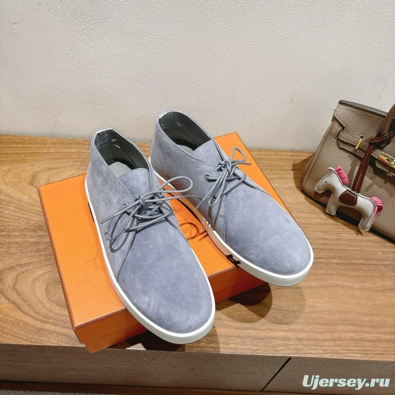 2025 Unisex H Grey Suede Classic Boots AS00380