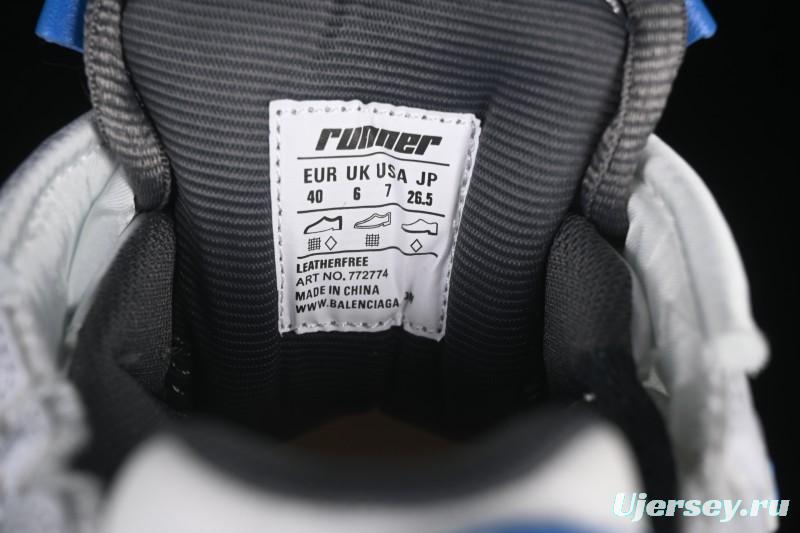 Balenciaga Runner Kith Four Color Retro Casual Shoes - W3RMU9043