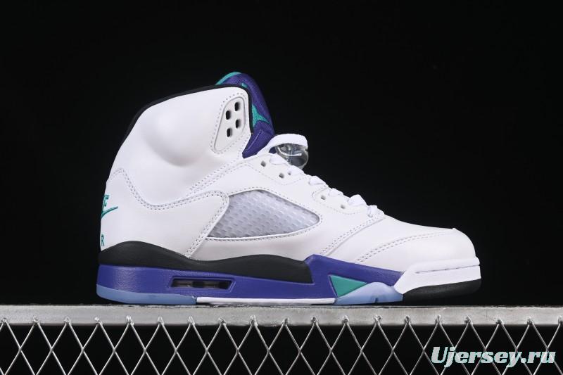 Nike Air Jordan 5 OG Grape Basketball Shoes - HQ7978-100