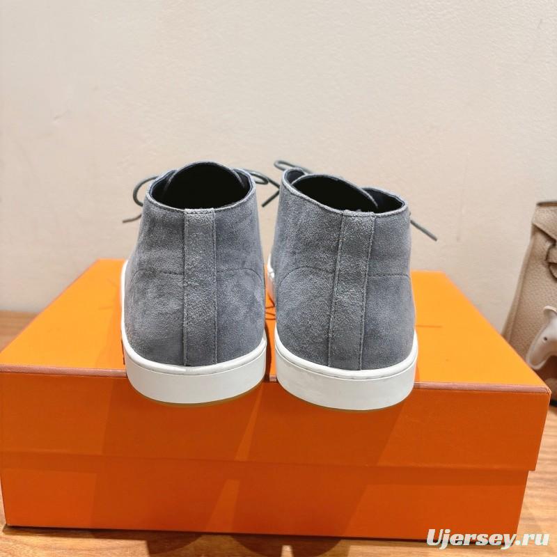 2025 Unisex H Grey Suede Boots AS00380