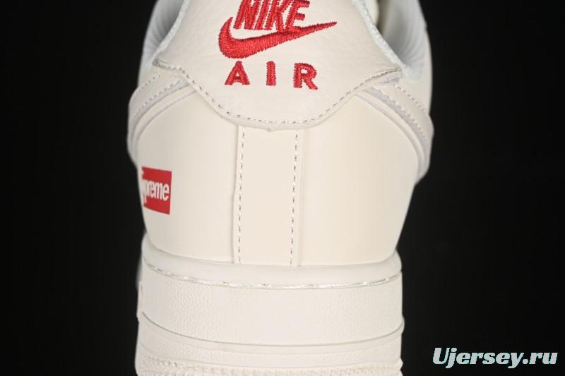 Nike Air Force 1 '07 Low Supreme Collaboration Versatile Beige Casual Sneakers - CS5288-011