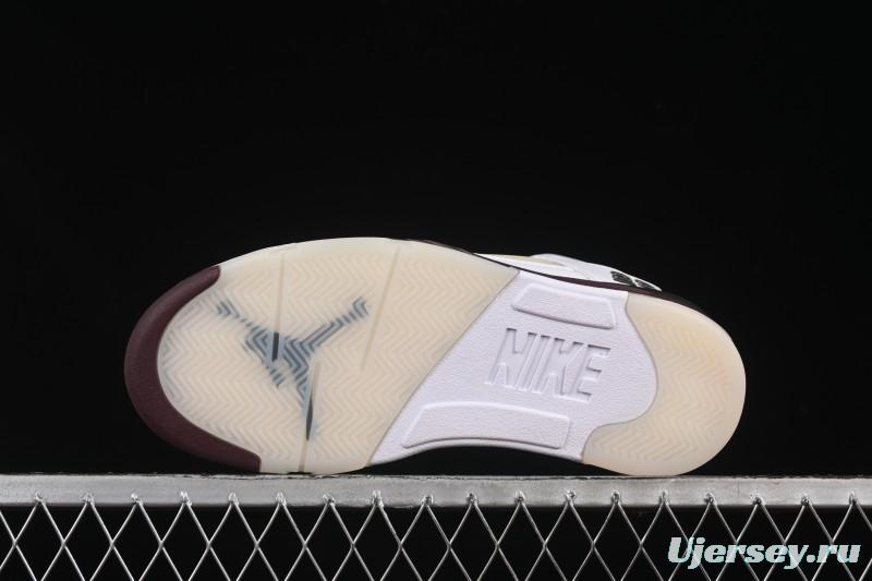 Nike A Ma Maniere x Air Jordan 5 Retro Basketball Shoes with Violet Ore Design - IB1528-100