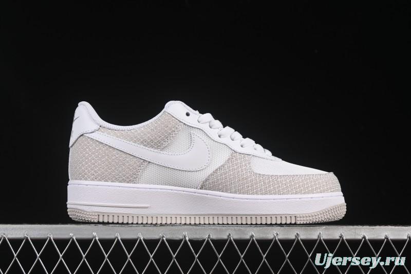 Nike Air Force 1'07 Low Denim Small Swoosh Casual Sneakers - ZH0316-092