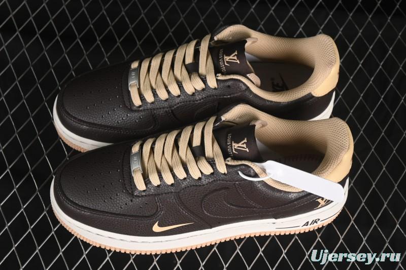 Nike Air Force 1 '07 Low LV Collaboration Coffee Brown Casual Sneakers - LW9279-007