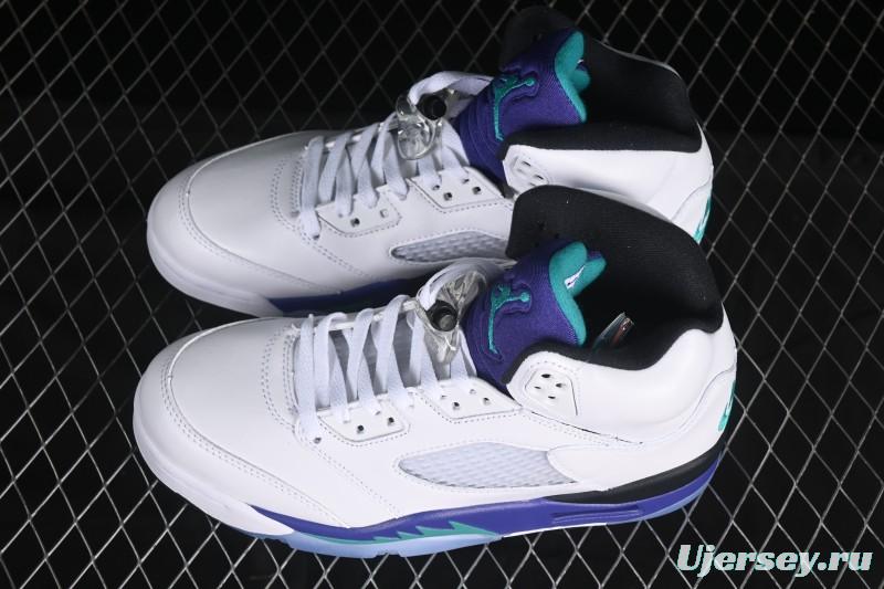 Nike Air Jordan 5 OG Grape Basketball Shoes - HQ7978-100