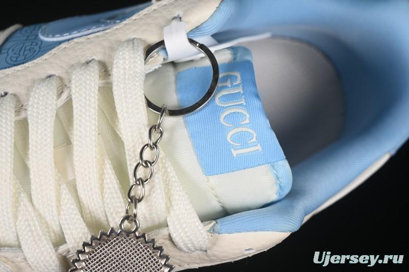 Nike Air Force 1 '07 Low Gucci Collaboration Ice Blue Low-Top Casual Sneakers - DF0188-067