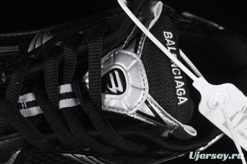 Balenciaga Runner Kith Four Color Retro Casual Shoes - W3RMU1100