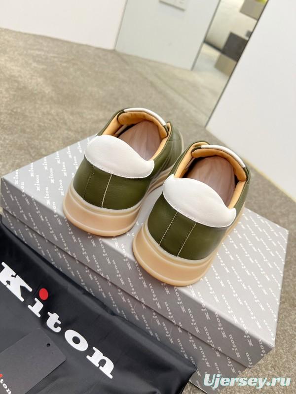 Kiton Men's Four Seasons Classic Casual Slip-On Loafer - AS00320