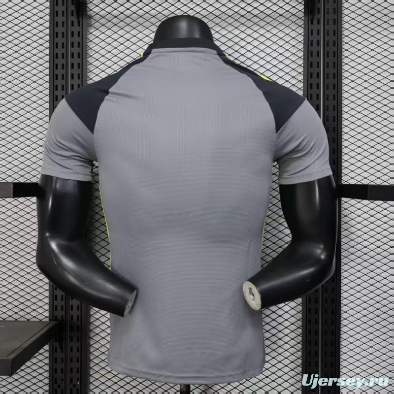 Player Version 25/26 Manchester United Grey with Gradient Wave Pattern Jersey