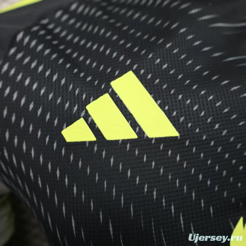 Player Version 25/26 Manchester United Grey with Gradient Wave Pattern Jersey